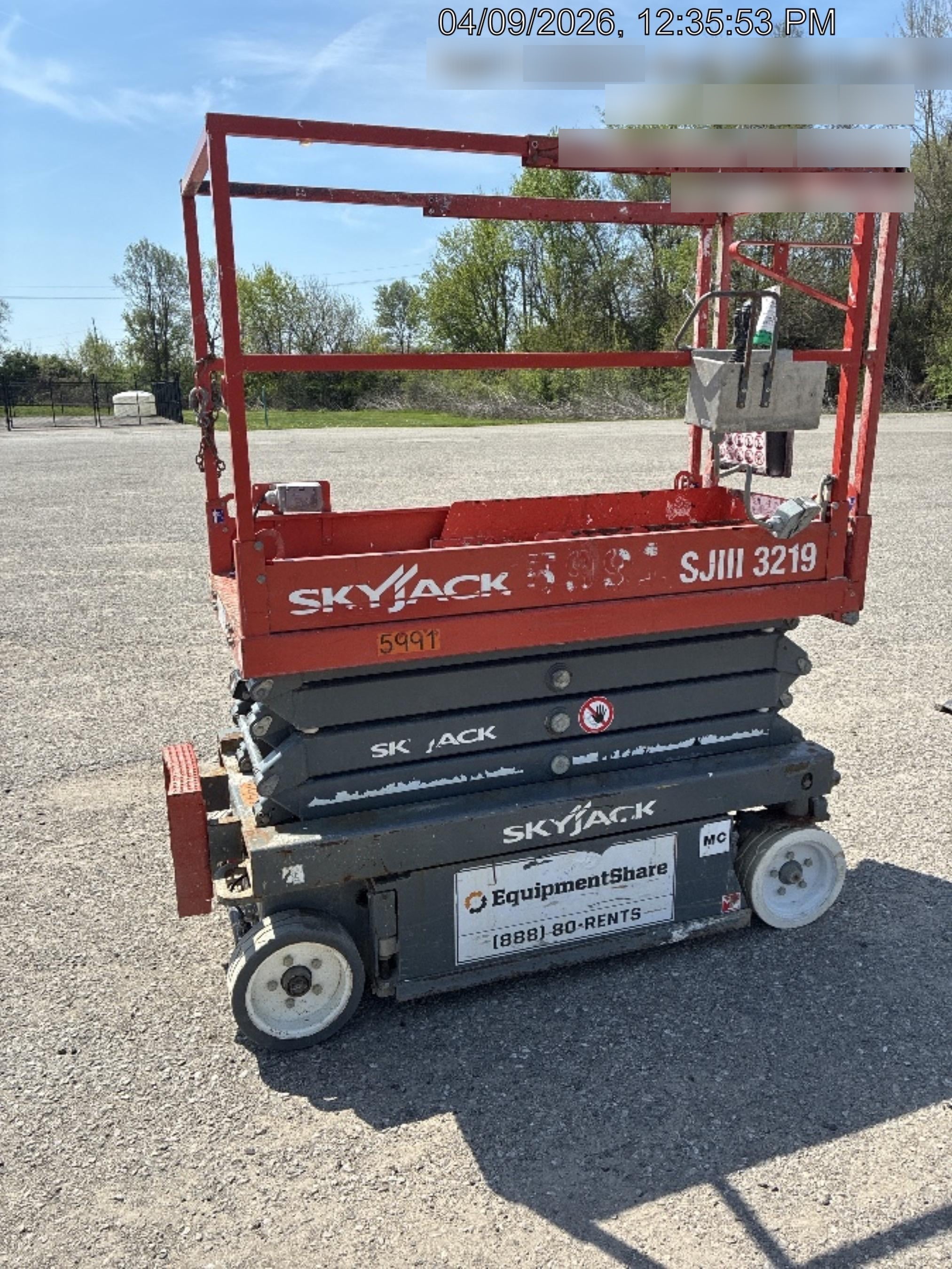 2017 Skyjack SJIII-3219 Skyjack SJ3219, Trojan Battery Set, Extended Warranty 5yr/5k hr