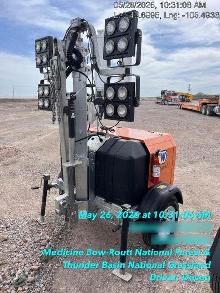2023 Wanco WLTT-4MM4K Diesel, Deep Sea Controller, Shore Power Plug, Auto Start, (4) 350W LED Floodlights, 4kW Generator, 60 Gal Fuel Tank, 2" Ball, T3