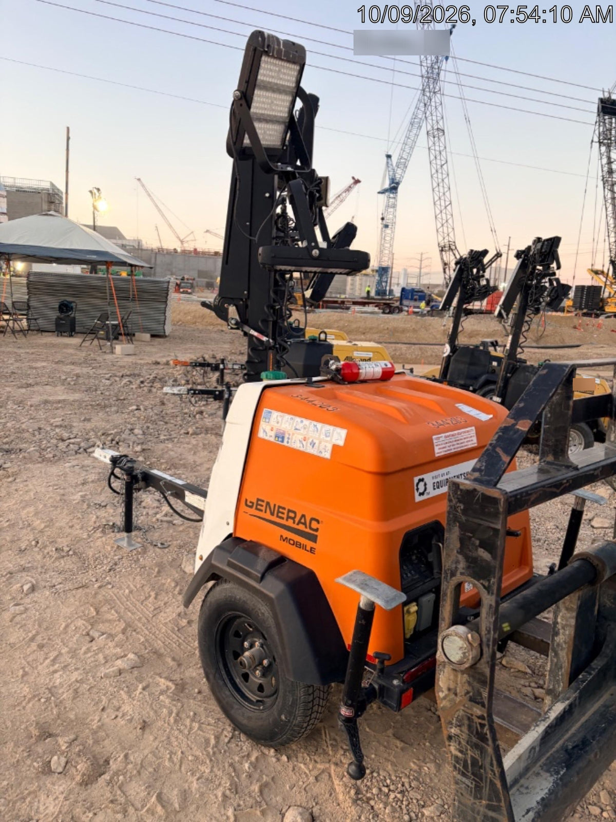 2023 Generac MLT2 Diesel, Flex Switch 120V Input, Powerzone Controller, (4) 320W LED Lights, 4kW Generator, 39.9 Gal Fuel Tank, 2" Ball, T3