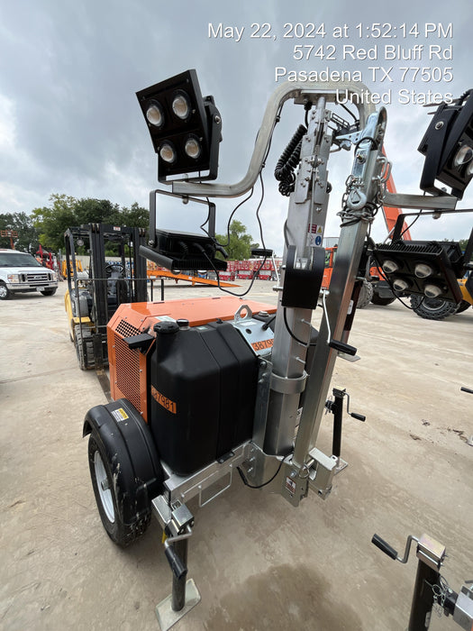 2024 Wanco WLTT-4MM4K Diesel, Deep Sea Controller, Shore Power Plug, Auto Start, (4) 350W LED Floodlights, 4kW Generator, 60 Gal Fuel Tank, 2" Ball, T3