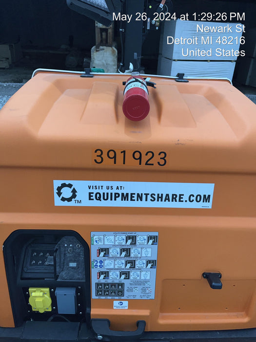 2024 Generac MLT2 Diesel, Flex Switch 120V Input, Powerzone Controller, 
(4) 320W LED Lights, 4kW Generator, 39.9 Gal Fuel Tank, 2" Ball, T3