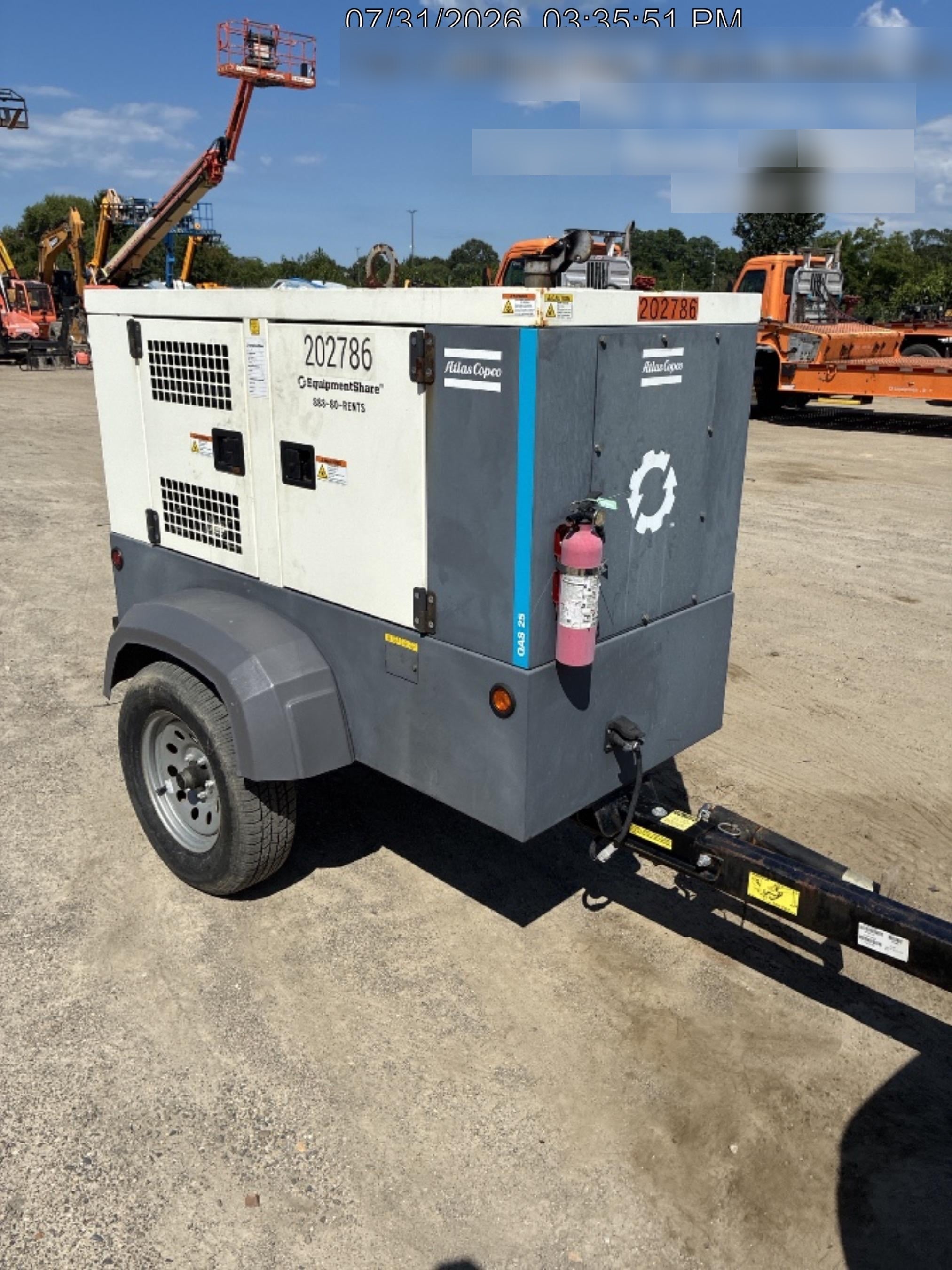 2022 ATLAS COPCO QAS25 CWK