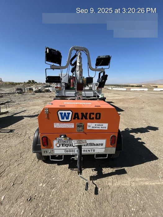 2024 Wanco WLTT-4MM4K Diesel, Deep Sea Controller, Shore Power Plug, Auto Start, (4) 350W LED Floodlights, 4kW Generator, 60 Gal Fuel Tank, 2" Ball, T3