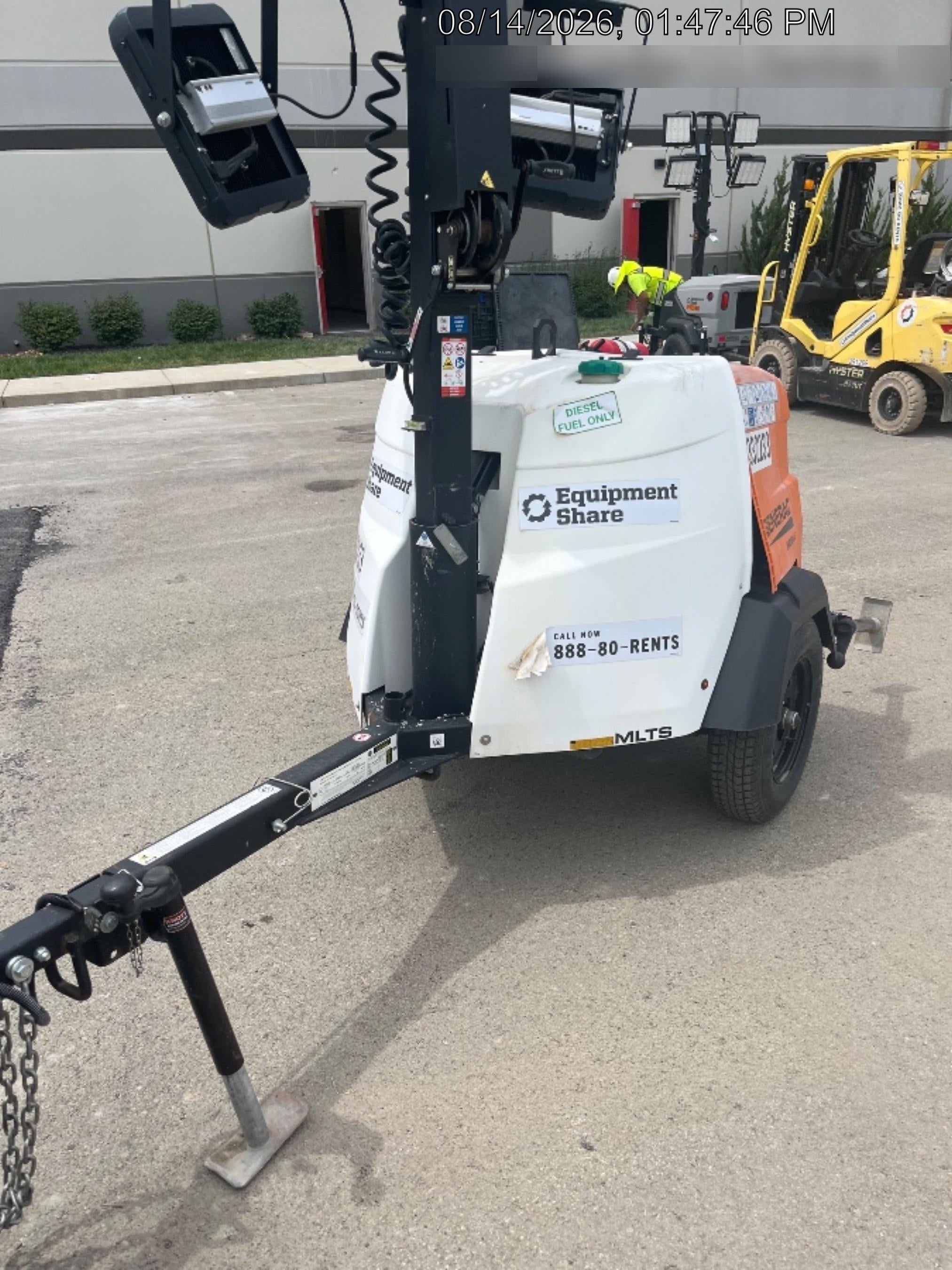 2023 Generac MLT2 Diesel, Flex Switch 120V Input, Powerzone Controller, (4) 320W LED Lights, 4kW Generator, 39.9 Gal Fuel Tank, 2" Ball, T3