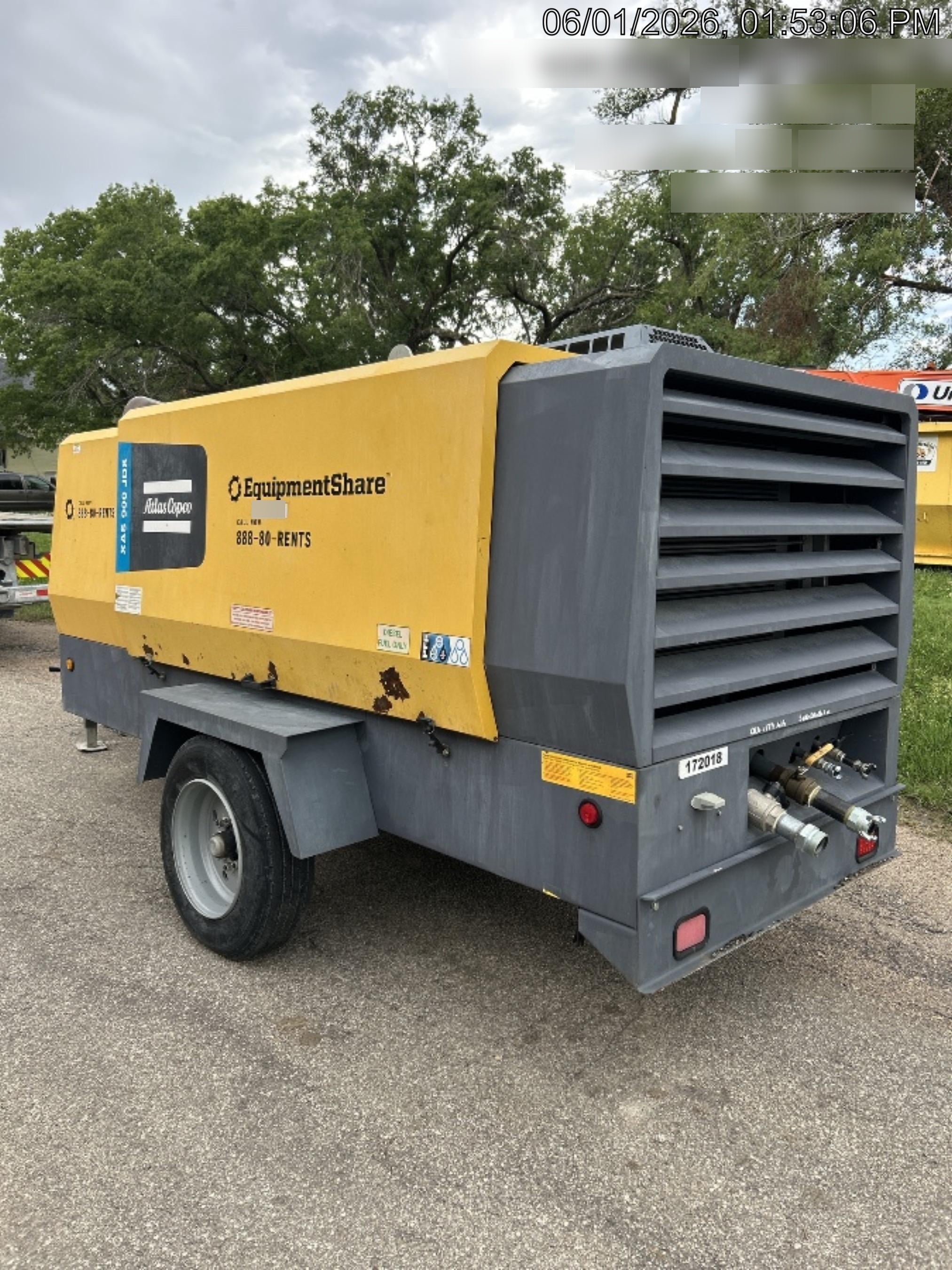 2021 ATLAS COPCO XAS 900