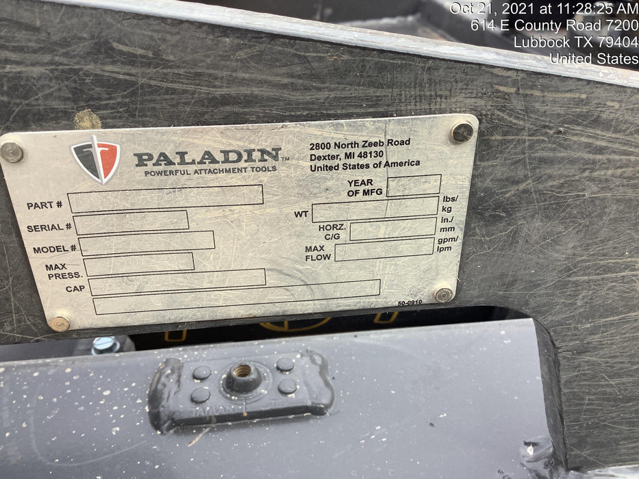 2021 PALADIN 30372A-0022