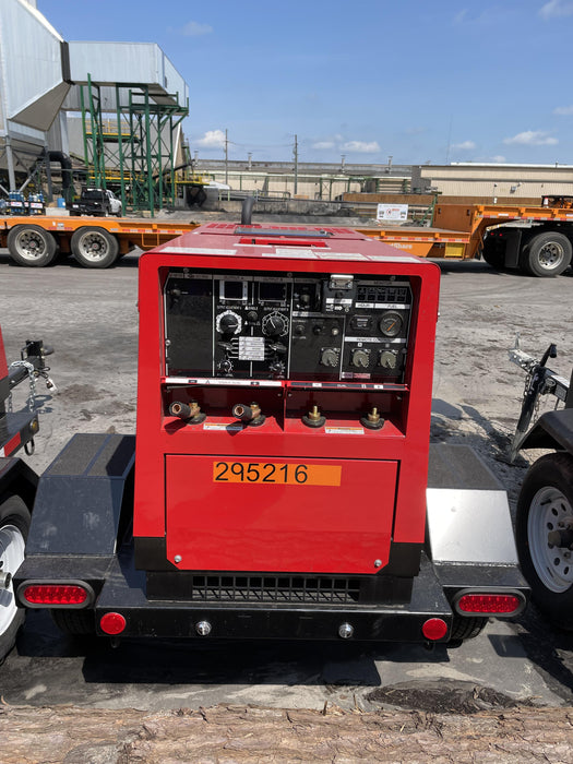 2023 Shindaiwa DGW400MDL Kubota D902 Engine, 23 HP, Dual Op Welder, Wire, Arc, Droop Stick, Tig, and CC Stick Functionality, Simulphase, 3 Phase and 1 Phase Gen Output, Single Axle NB Trlr, Slr Trckl Chrg 12V 12W, Fire Ext