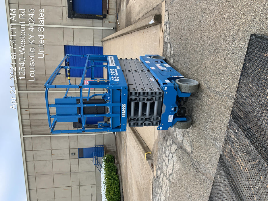 2020 Genie GS-2632 Solid NM Tires, Folding Rails with Half-Height Swing Gate, Beacon