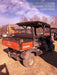 Kubota RTV-X1140W-H 4wd Utility Cart, LED Strobe, Windshield Tempered Glass, Plastic Canopy, Wire Harness Kit, Backup Alarm