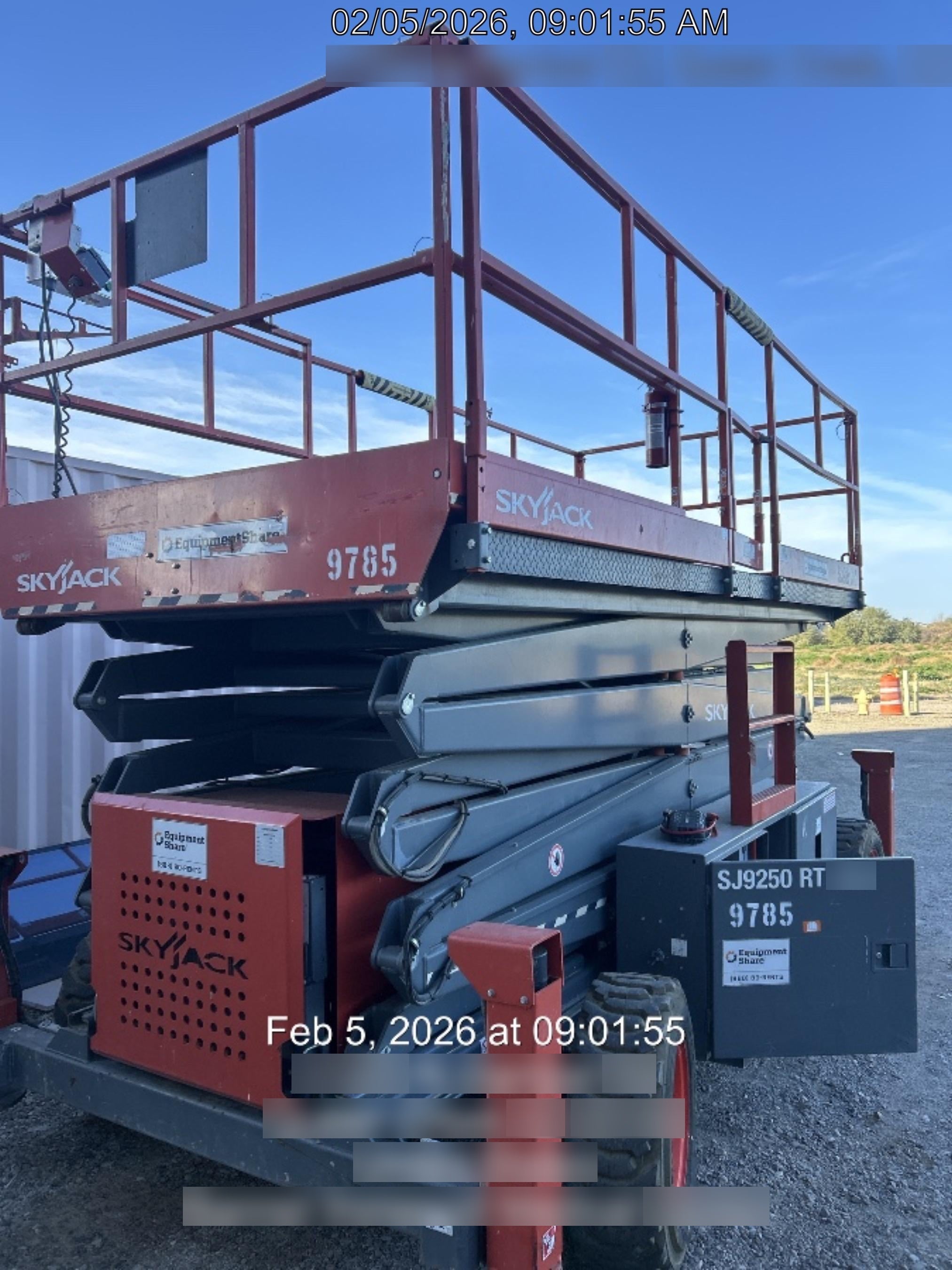 2018 SKYJACK SJ9250 RT