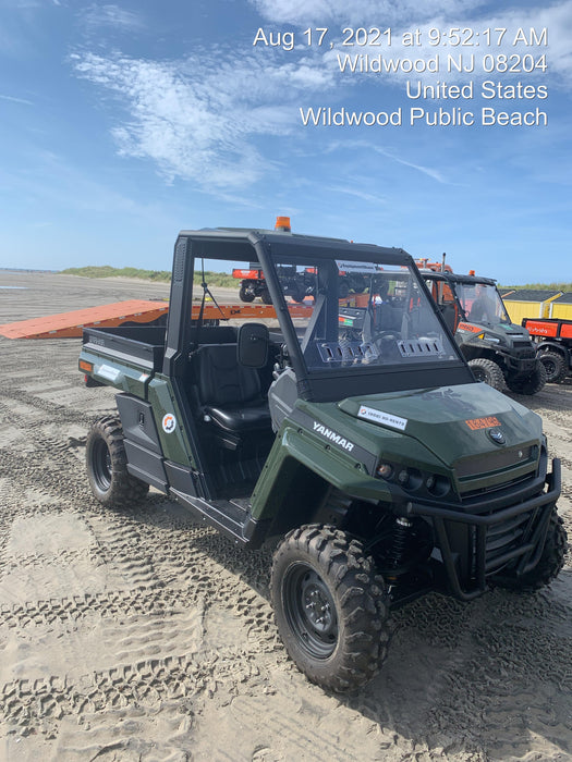 2021 Yanmar YU1000 Canopy, Steel Wheel, Poly WindShield, Beacon, Backup Alarm