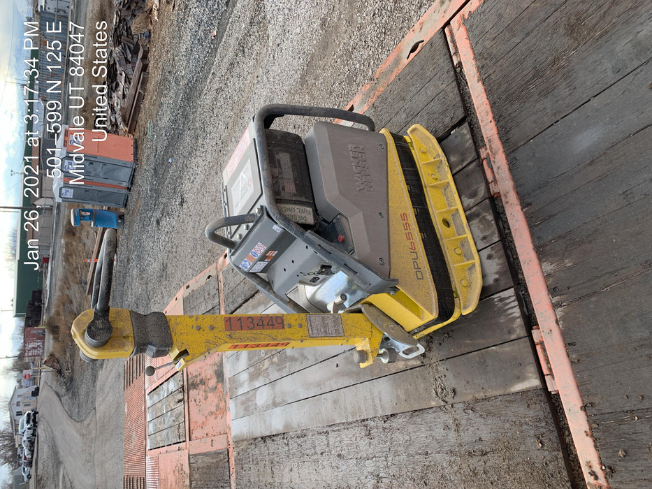 2020 Wacker Neuson DPU6555 Vibration Plate