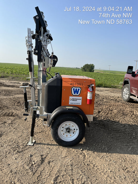 2024 Wanco WLTT-4MM4K Diesel, Deep Sea Controller, Shore Power Plug, Auto Start, (4) 350W LED Floodlights, 4kW Generator, 60 Gal Fuel Tank, 2" Ball, T3