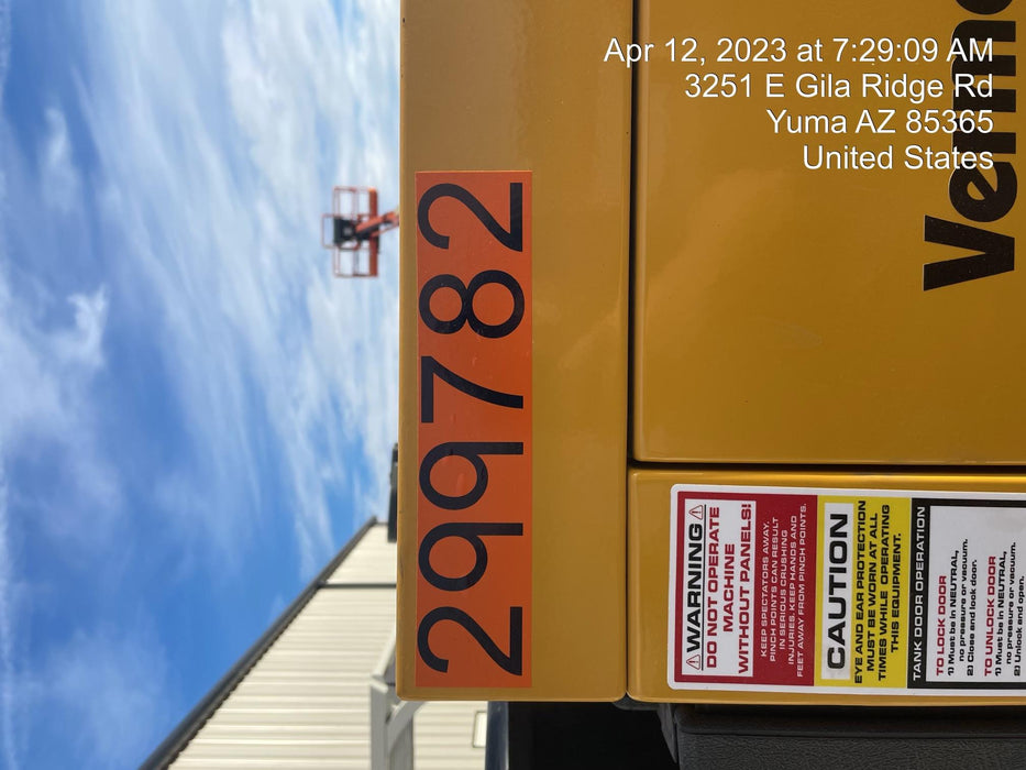 2023 Vac-Tron LP573XDT T4 Koehler Diesel Engine, 500 Gallon Debris Tank, x2 100 Gallon Water Tanks