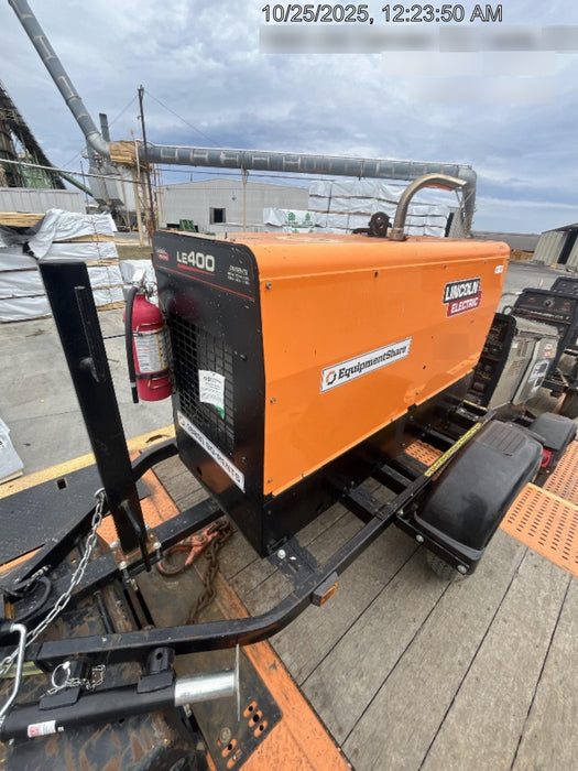 2022 Lincoln Electric LE400 Kubota V1505, Trlr, Cable Rack, Light Kit, ES Decals, T3