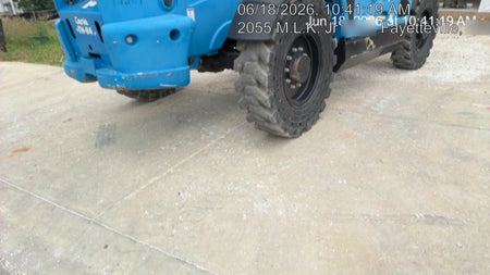2018 Genie GTH-844 Genie GTH-844 w/ROPS, Work Lights, Solid Tires, RH Cab Mesh, Beacon, 60" Carriage and Forks
