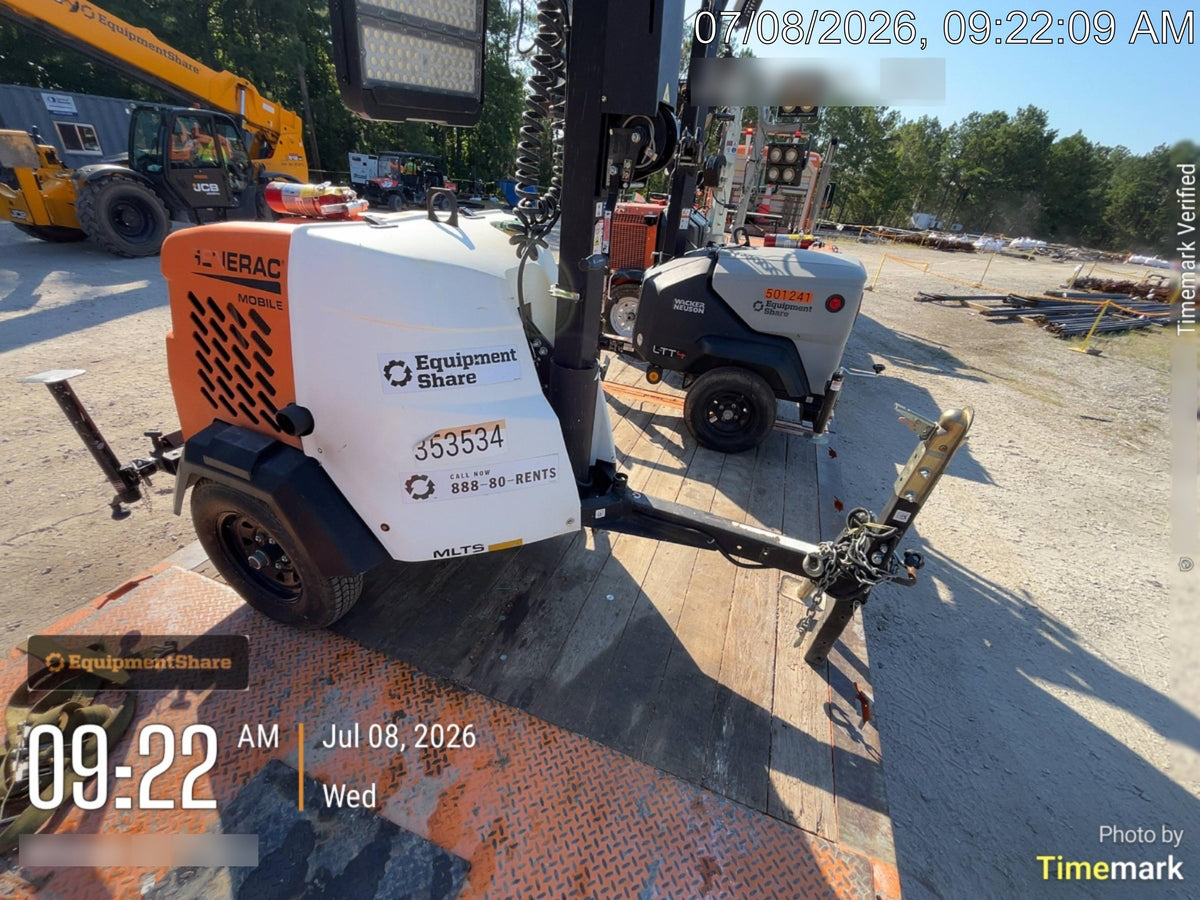 2023 Generac MLT2 Diesel, Flex Switch 120V Input, Powerzone Controller, (4) 320W LED Lights, 4kW Generator, 39.9 Gal Fuel Tank, 2" Ball, T3