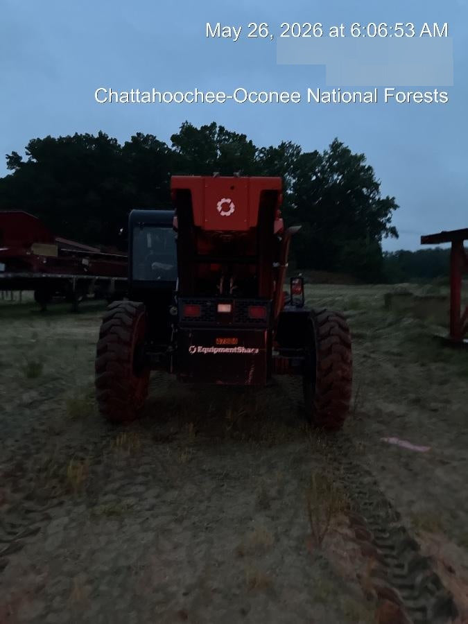 2020 Manitou MTA10055 Canopy, 120 HP, Solid Tires, Work Lights, Lift Hook, Auxiliary Hydraulics w/66" Carriage and 60" Forks