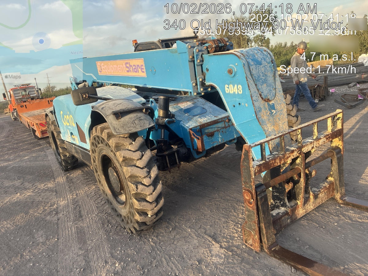 2017 Genie GTH-844 Genie GTH-844, Solid Tires, 60" carriage/forks, Open ROPS, Work Lights