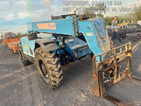2017 Genie GTH-844 Genie GTH-844, Solid Tires, 60" carriage/forks, Open ROPS, Work Lights