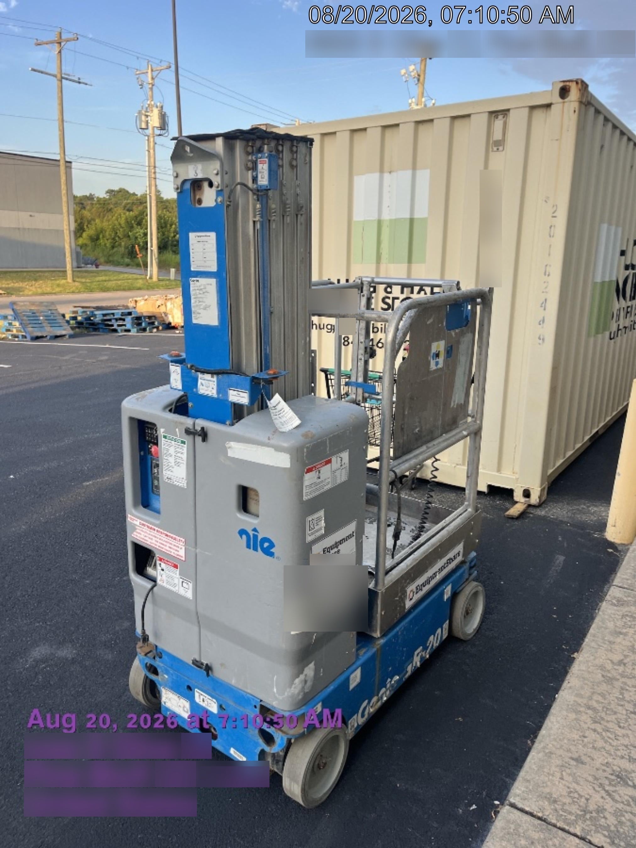 2019 GENIE GR-20