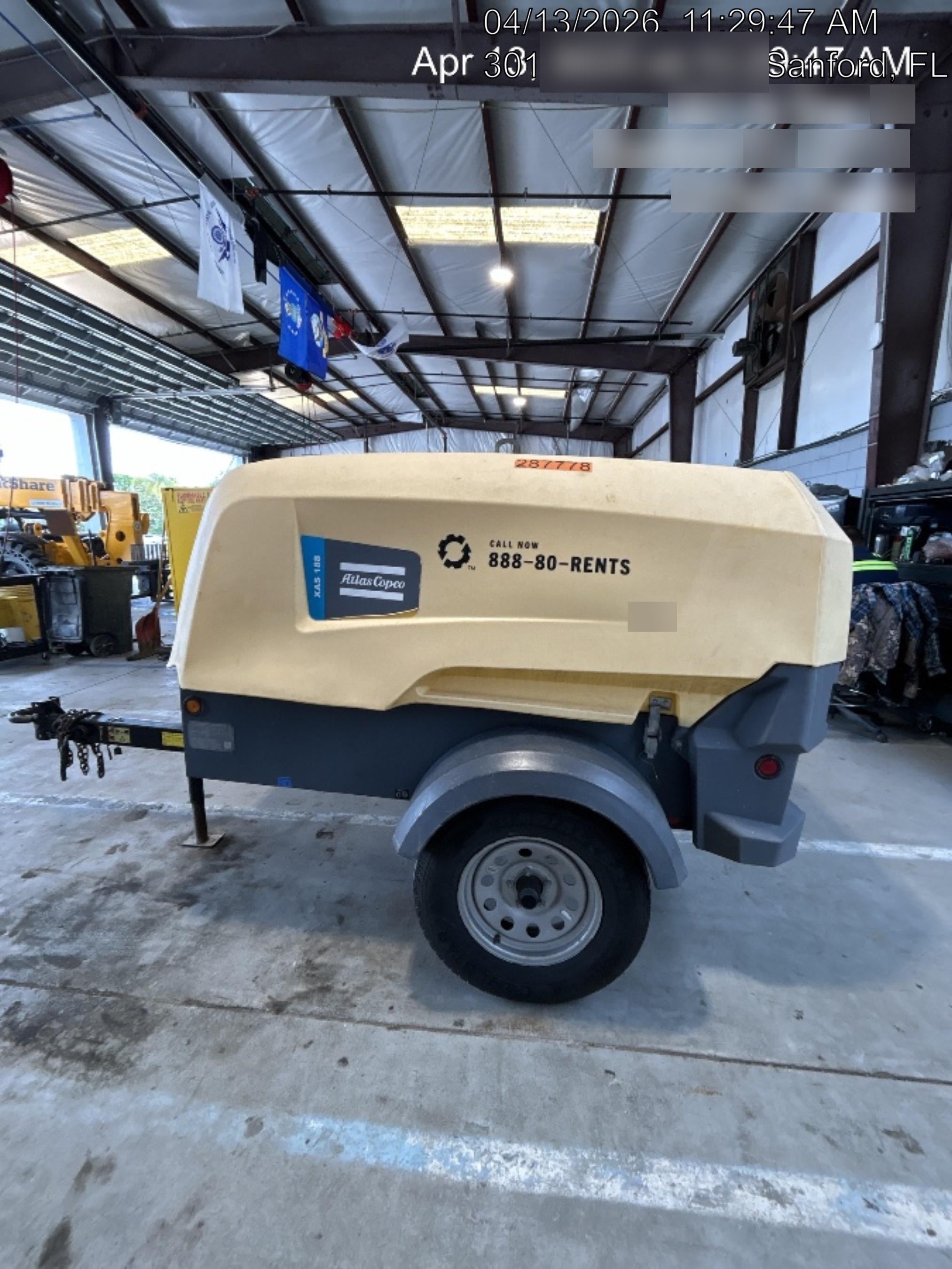 2023 ATLAS COPCO XAS188 CWK