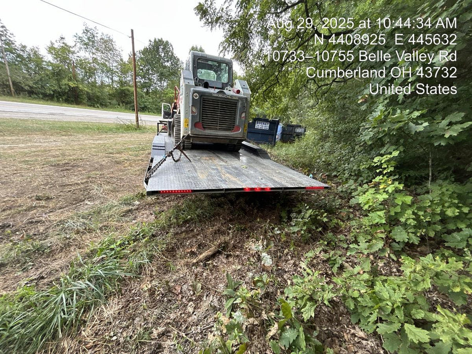 2024 TEXAS PRIDE TRAILERS 21' Lowboy Gravity Tilt Bed 14K Bumper Pull Trailer