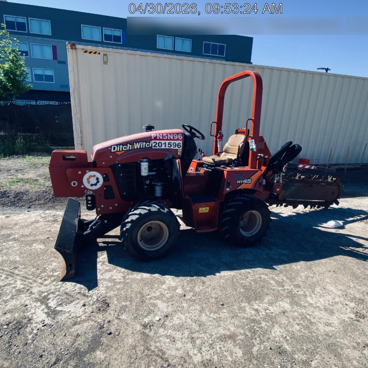 2022 DITCH WITCH RT45A