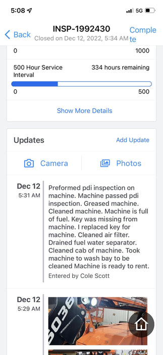 2021 Generac GP8000E Portable Generator