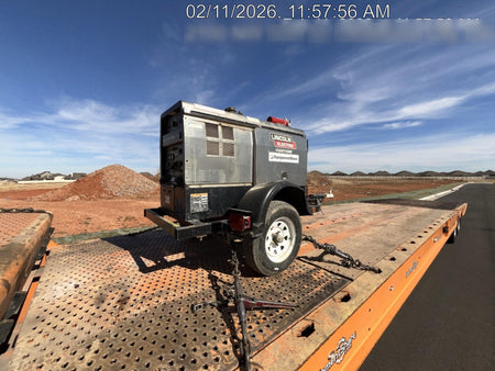 2019 Lincoln Electric Vantage 322 Ready-Pak 3, Two Wheel Trailer, Fender and Light Kit, Cable Rack