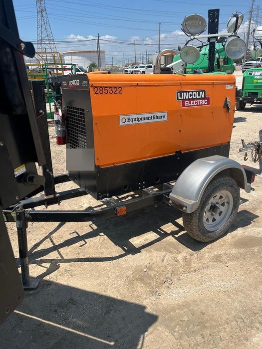 2022 Lincoln Electric LE400 Kubota V1505, Trlr, Cable Rack, Light Kit, ES Decals, T3