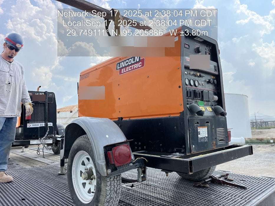 2022 Lincoln Electric LE400 Kubota V1505, Trlr, Cable Rack, Light Kit, ES Decals, T3