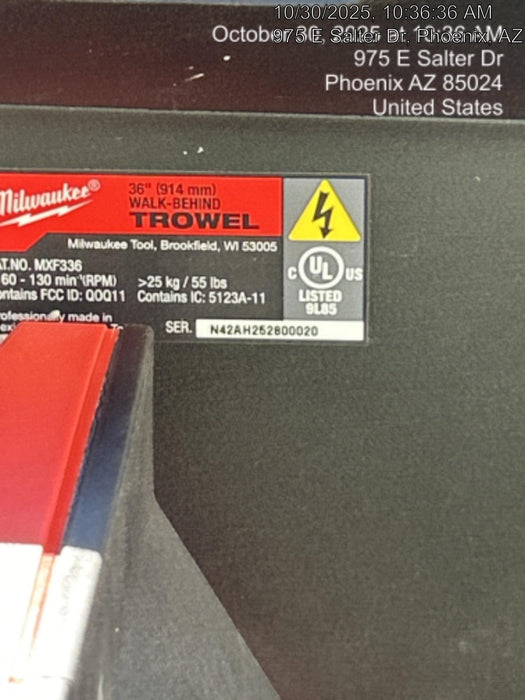 2025 MILWAUKEE MXF3363HD