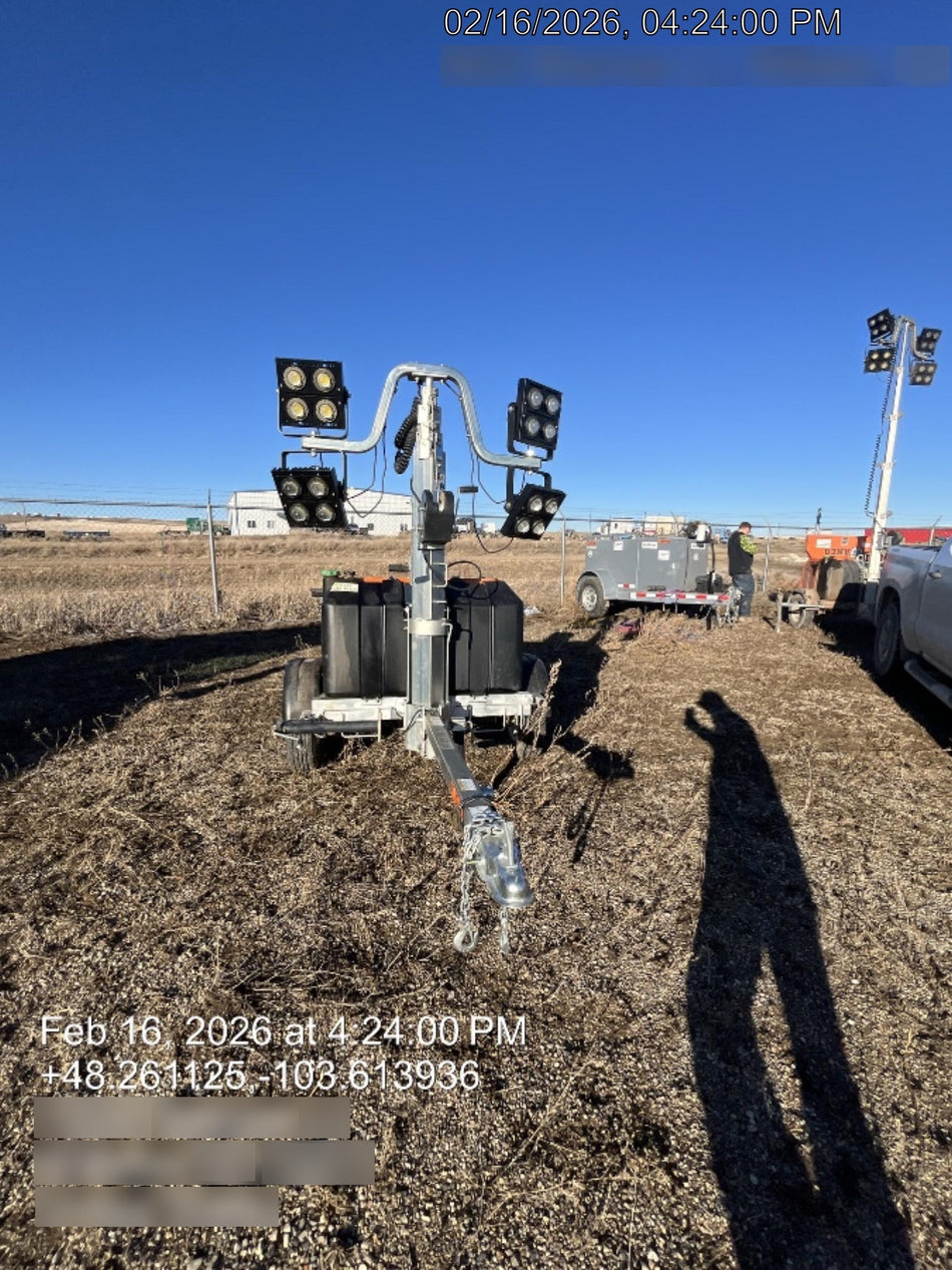 2024 Wanco WLTT-4MM4K Diesel, Deep Sea Controller, Shore Power Plug, Auto Start, (4) 350W LED Floodlights, 4kW Generator, 60 Gal Fuel Tank, 2" Ball, T3