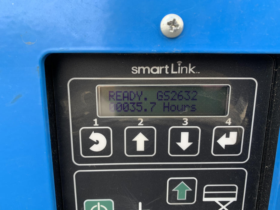 2020 Genie GS-2632 Solid NM Tires, Folding Rails with Half-Height Swing Gate, Beacon, 800W Invertor