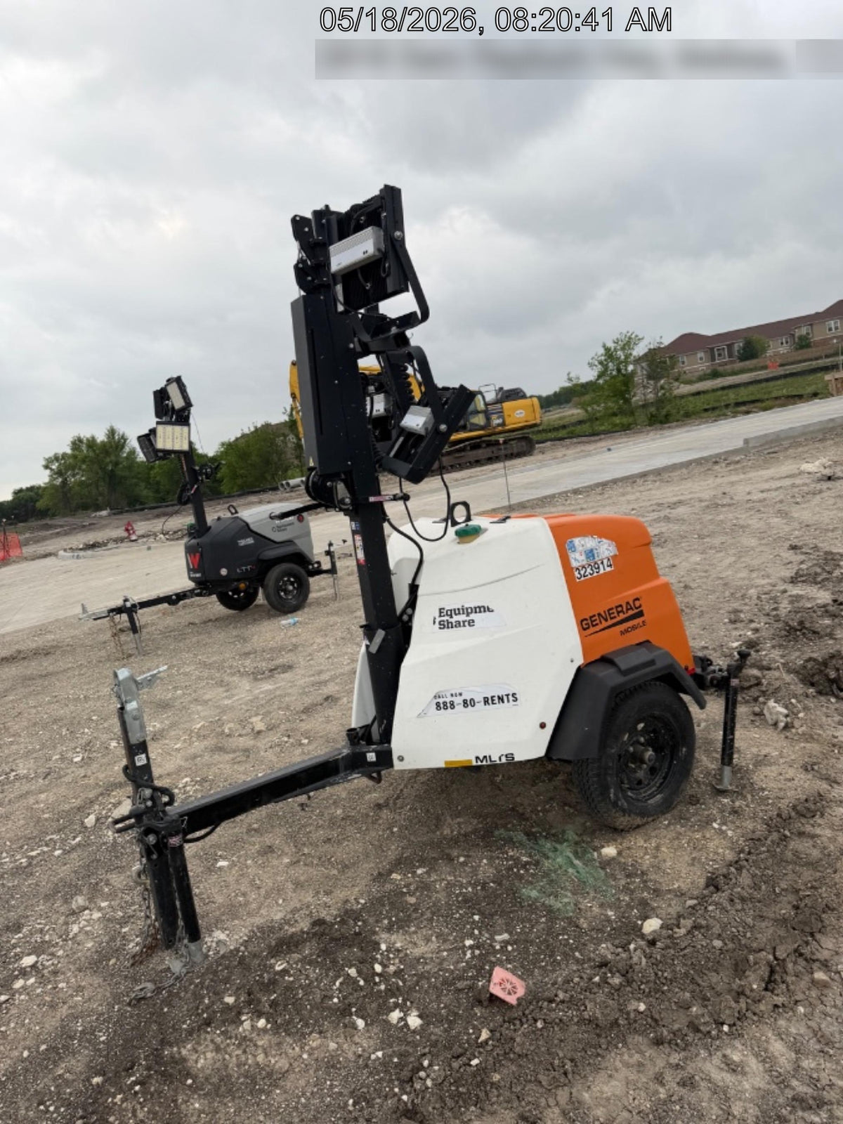 2023 Generac MLT2 Diesel, Flex Switch 120V Input, Powerzone Controller, (4) 320W LED Lights, 4kW Generator, 39.9 Gal Fuel Tank, 2" Ball, T3