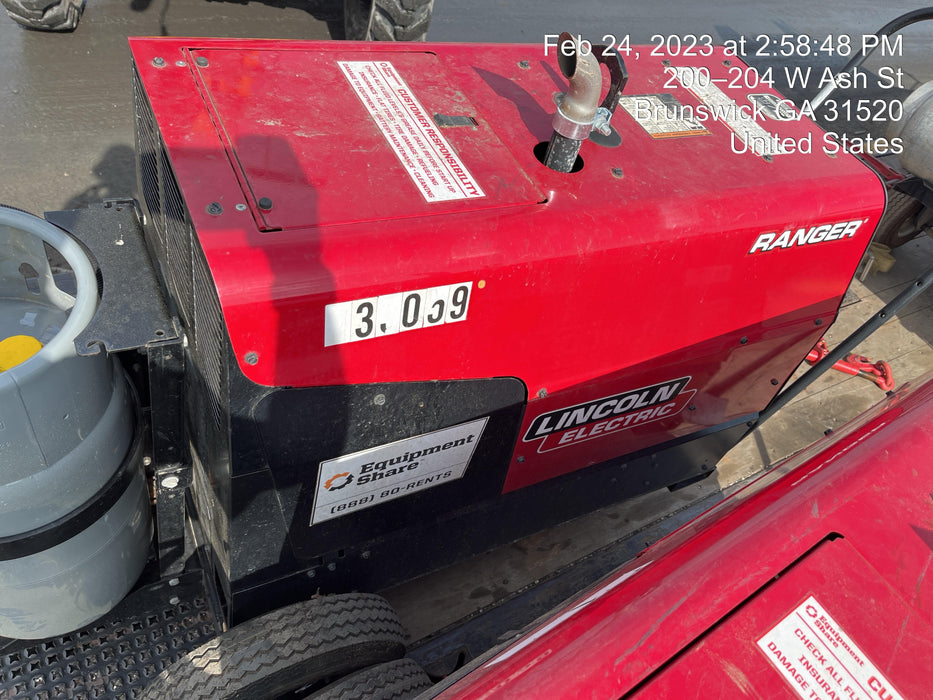 2021 Lincoln Electric Ranger 305 LPG K3430-1, Ranger 305 LPG, Undercarriage, Tank Holder & Strap, 10kw AC Gen, 25hp Kohler LPG Eng