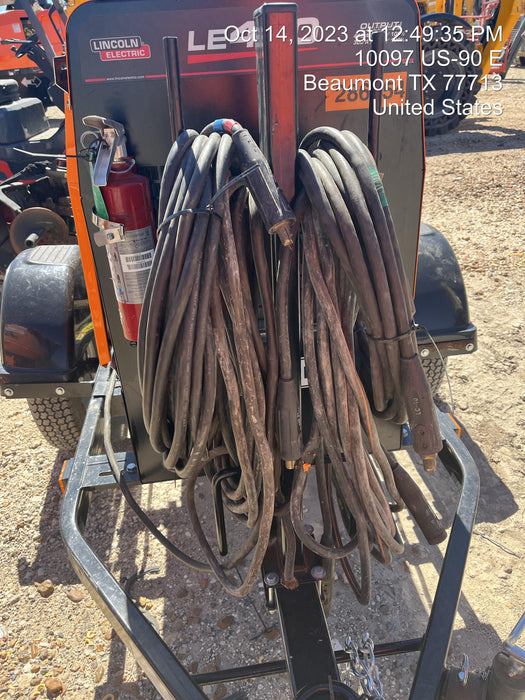 2022 Lincoln Electric LE400 Kubota V1505, Trlr, Cable Rack, Light Kit, ES Decals, T3