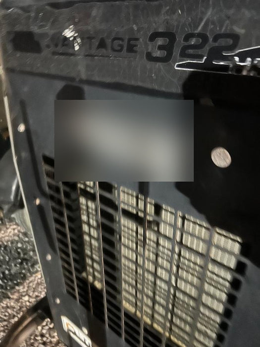 2019 Lincoln Electric Vantage 322 Welder Ready-Pak 3, Two wheel trailer, Fender and Light kit, Cable Rack