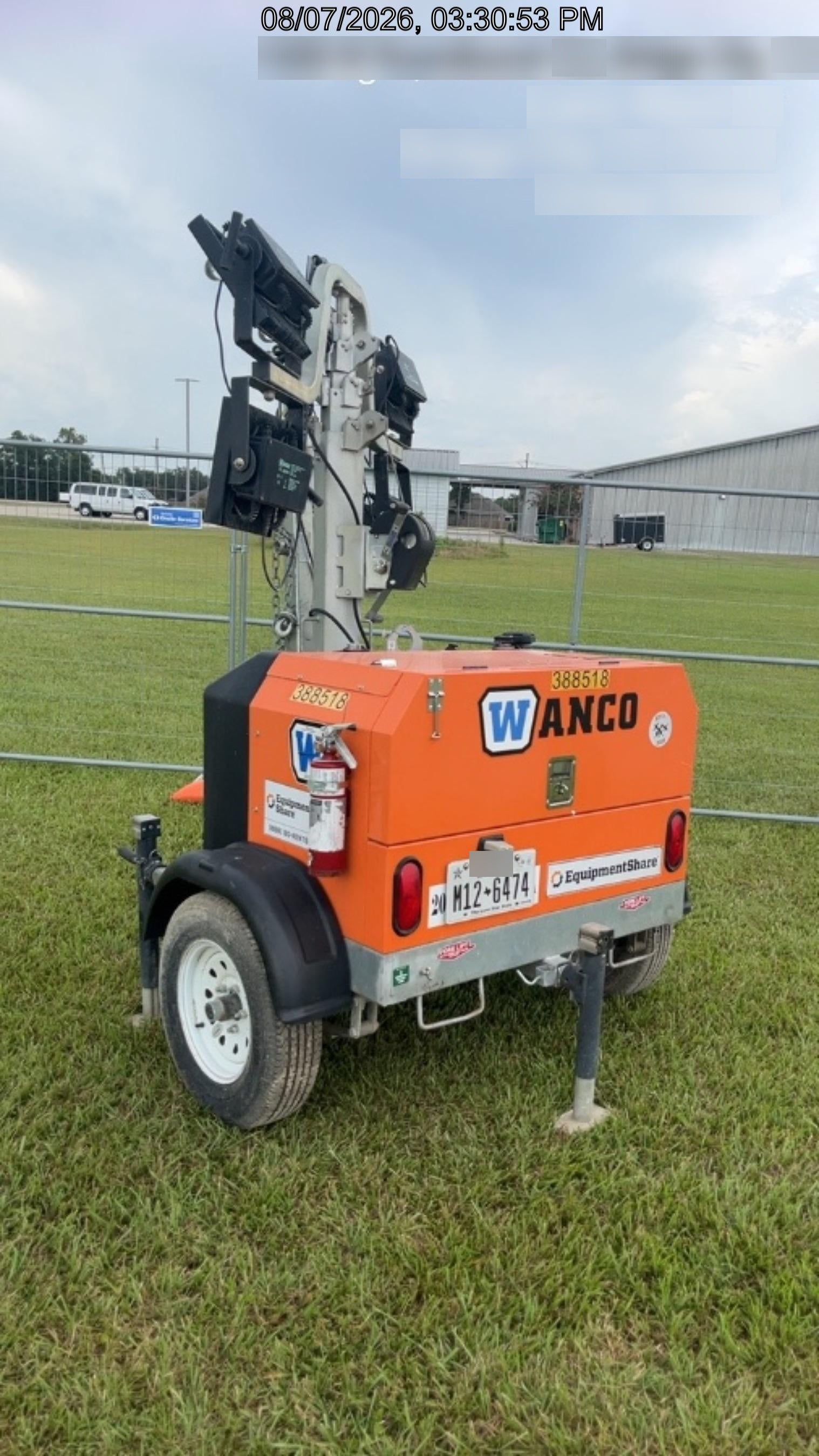 2024 Wanco WLTT-4MM4K Diesel, Deep Sea Controller, Shore Power Plug, Auto Start, (4) 350W LED Floodlights, 4kW Generator, 60 Gal Fuel Tank, 2" Ball, T3