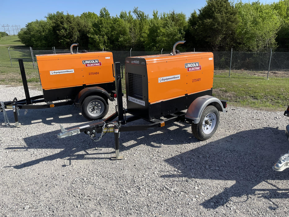 2022 Lincoln Electric LE400 Kubota V1505, Trlr, Cable Rack, Light Kit, ES Decals, T3