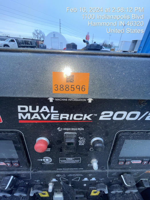 2024 Lincoln Electric Dual Maverick 200/200X Ready Pak 3, Includes Trailer, Cable Rack, Fender Light Kit K4382-1-RP3