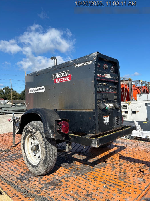 2020 Lincoln Electric Vantage 322 Welder Ready-Pak 3, w/ GPS & Decals (includes trailer, cable rack, fender light kit)