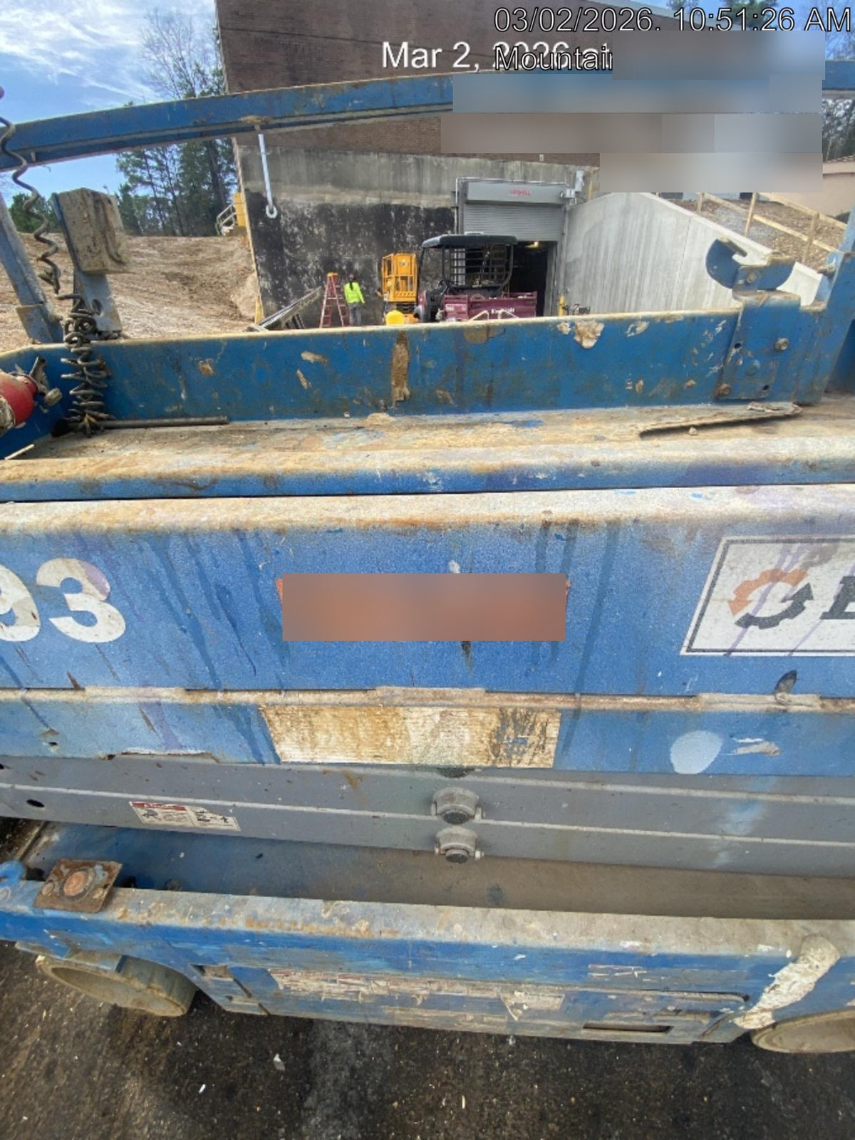 2019 Genie GS-1930 Fixed Rails with Chain Entry