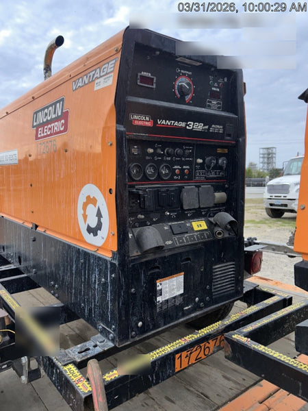 2021 Lincoln Electric Vantage 549X Ready Pak 3, ORANGE (includes trailer, cable rack, fender light kit)