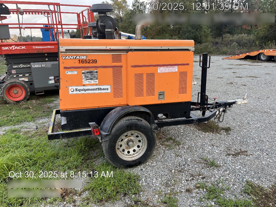 2021 Lincoln Electric Vantage 549X Ready Pak 3, ORANGE (includes trailer, cable rack, fender light kit)