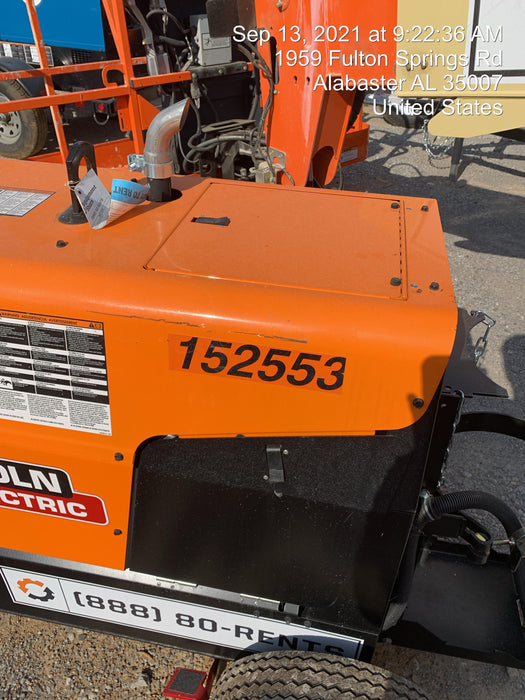 2021 Lincoln Electric Ranger 305 LPG LPG One-Pak (includes undercarriage, tank holder & tank strap) ORANGE