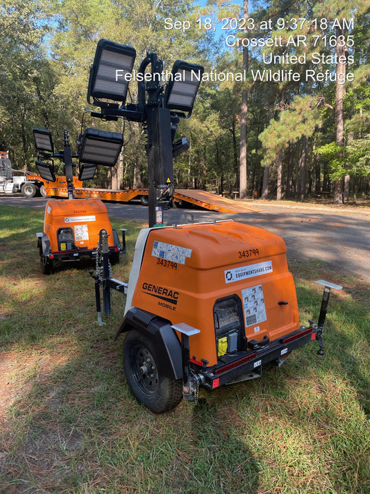 2023 Generac MLT2 Diesel, Flex Switch 120V Input, Powerzone Controller, (4) 320W LED Lights, 4kW Generator, 39.9 Gal Fuel Tank, 2" Ball, T3