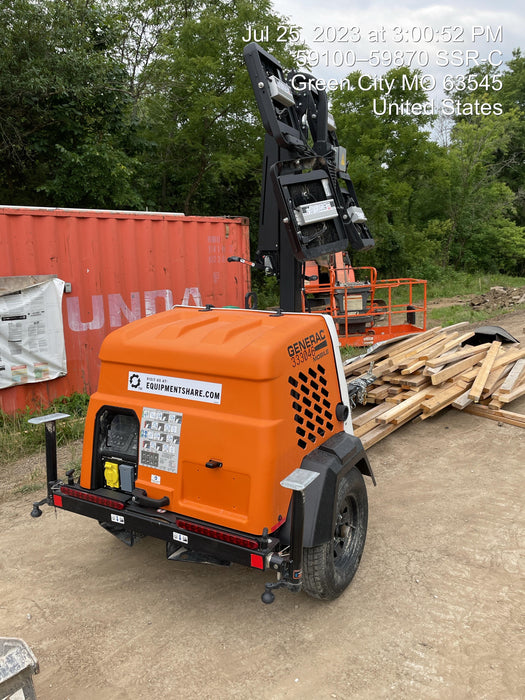 2023 Generac MLT2 Diesel, Flex Switch 120V Input, Powerzone Controller, (4) 320W LED Lights, 4kW Generator, 39.9 Gal Fuel Tank, 2" Ball, T3
