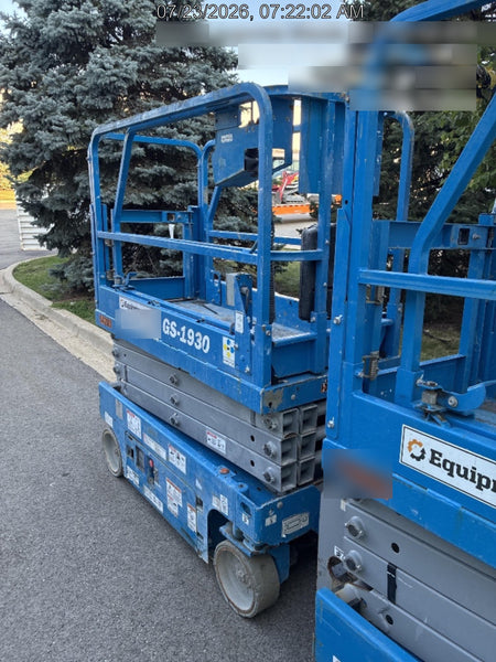2020 Genie GS-1930 Solid Non Marking Tires, Beacon, Folding rails with half height swing gate